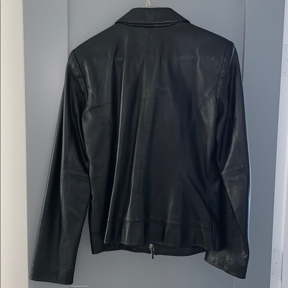 Ann Taylor Black Leather Jacket - Picture 7 of 7